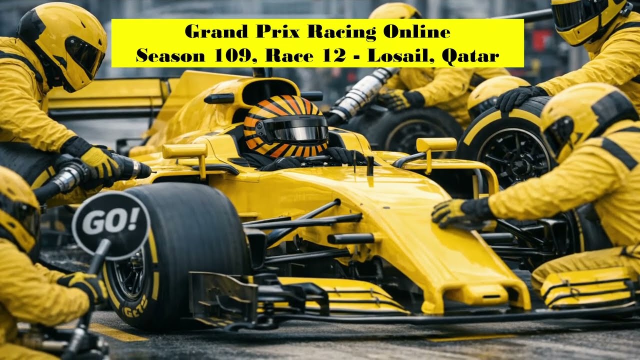 Season 109, Race 12 - Losail, Qatar - GPRO: Grand Prix Racing Online