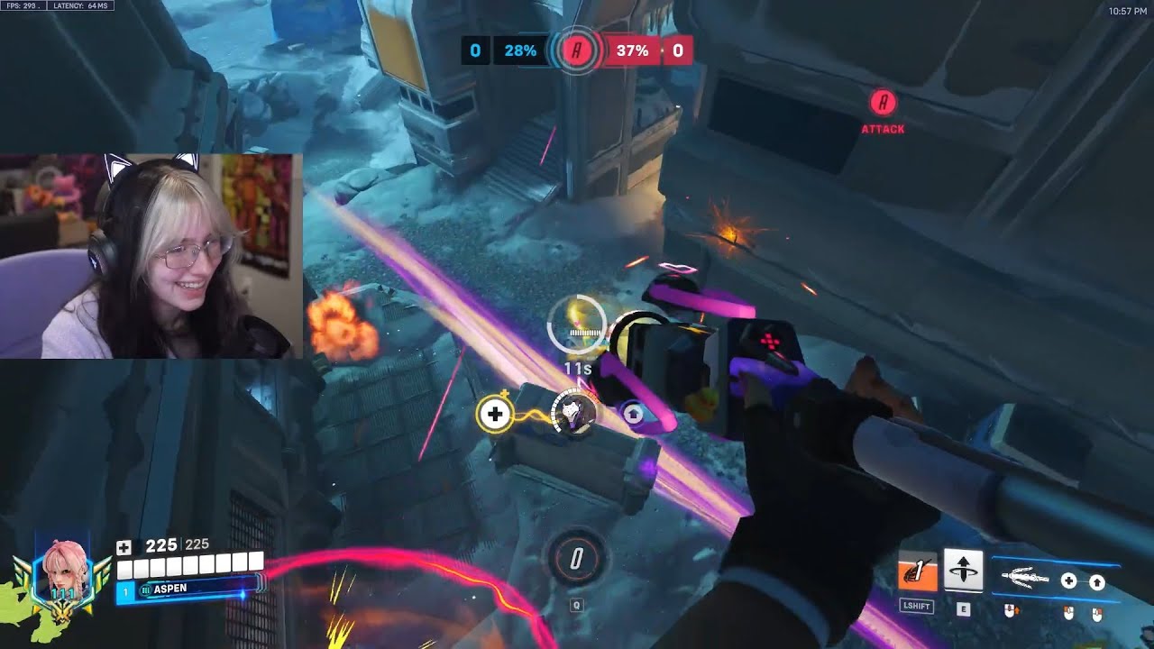 Aspen Mercy GOD: Overwatch 2: геймплей, 15-й сезон, топ-500