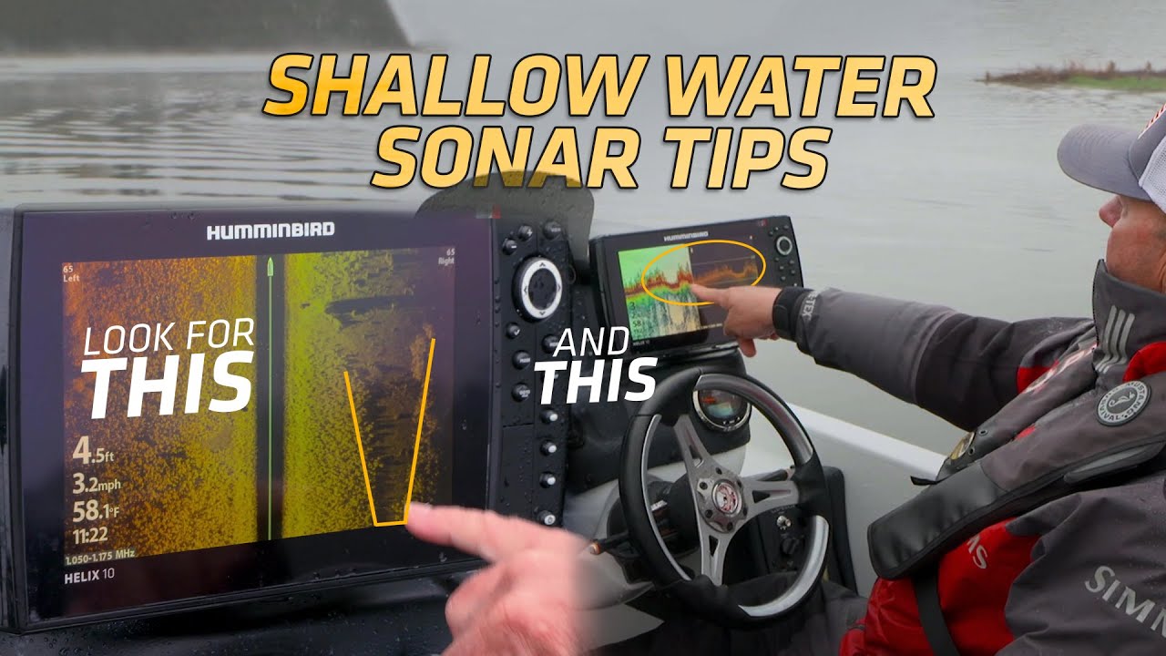 How to Locate Shallow Water Bass with Side & Down Imaging | Davy Hite