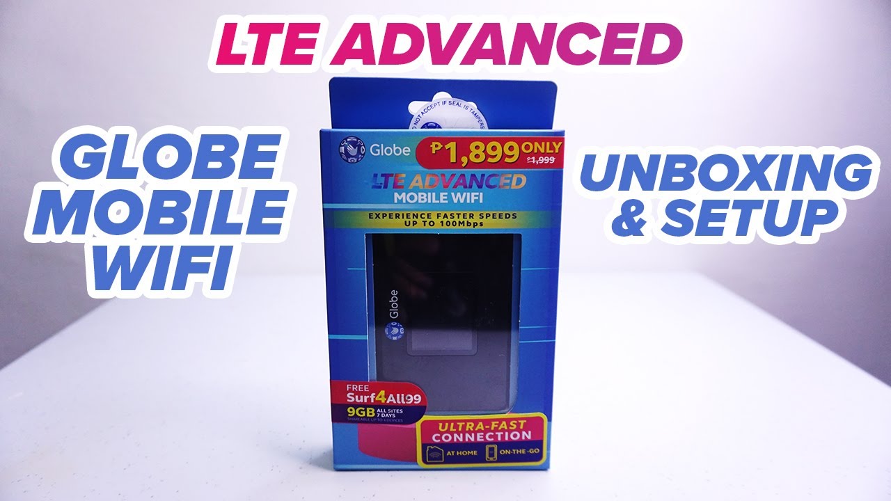 GLOBE LTE ADVANCED MOBILE WIFI UNBOXING & SETUP | QUICK SPEEDTEST