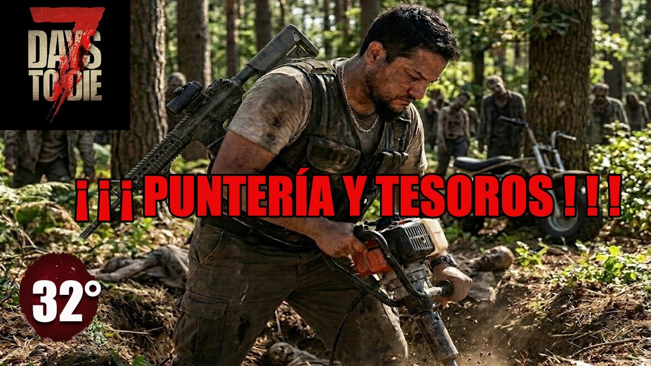 DESENTERRANDO TESOROS! ! ! Capitulo 32:#7daystodiegameplayenespañoll 7DaystoDie En 2026 #SERIE