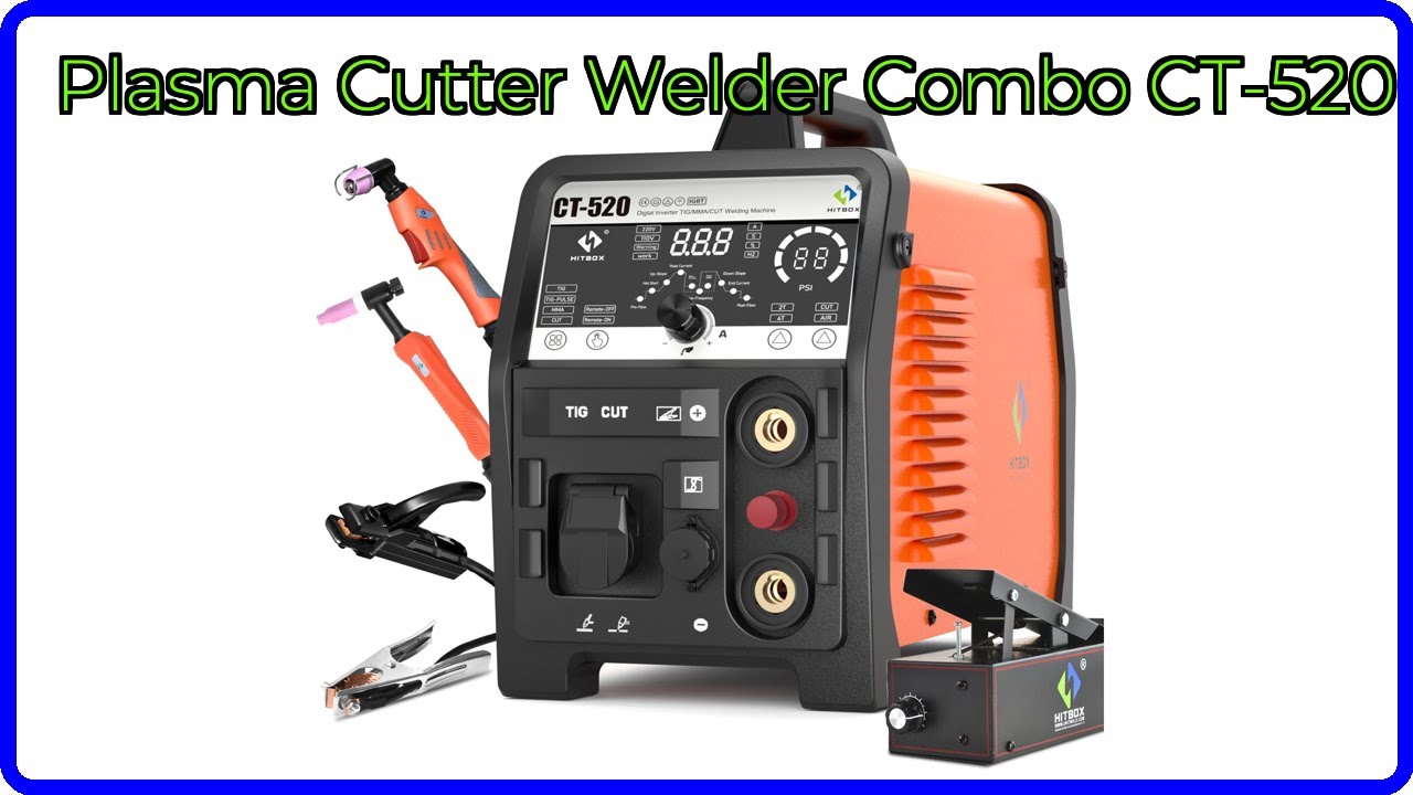 REVIEW (2026): Plasma Cutter Welder Combo CT-520. ESSENTIAL details.
