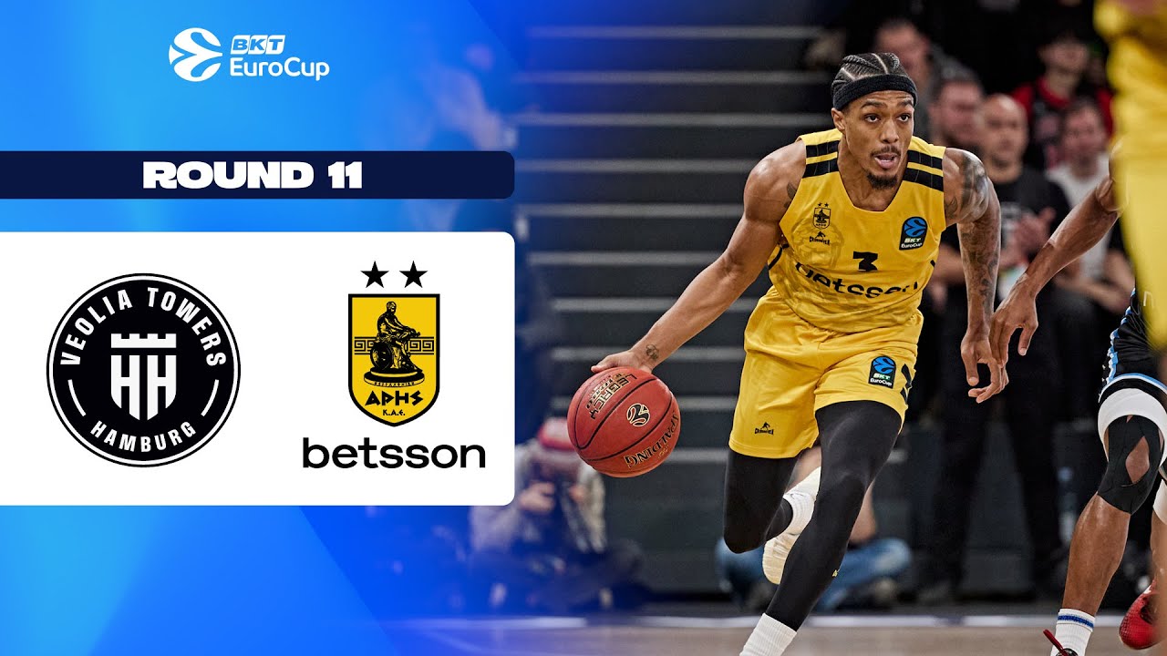 Veolia Towers Hamburg &ndash; Aris Thessaloniki Betsson | Round 11 | EuroCup Basketball 2025-26