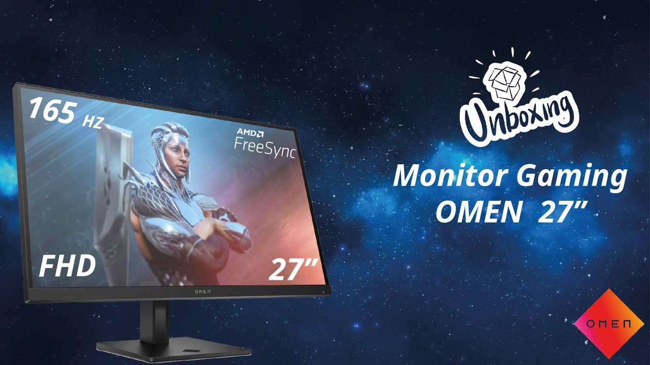 Unboxing Monitor Gaming OMEN 27