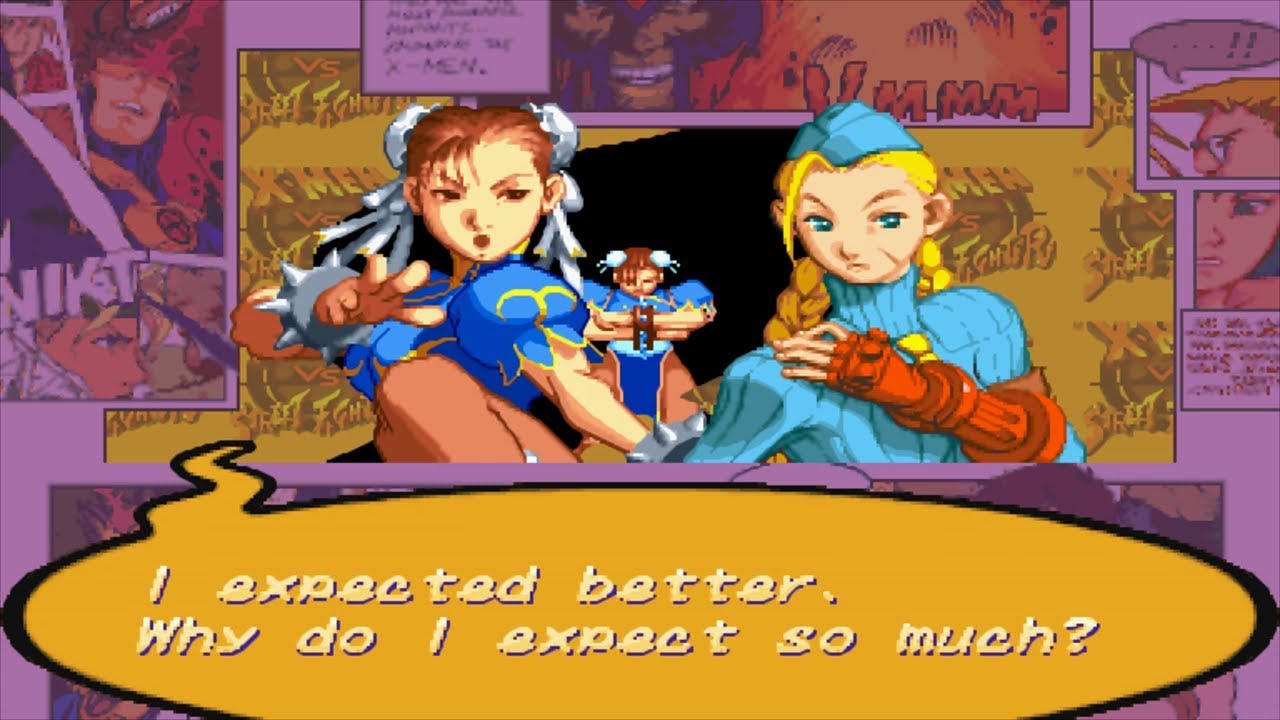 X-Men VS Street Fighter - Chun-Li/Cammy - Expert Difficulty Playthrough