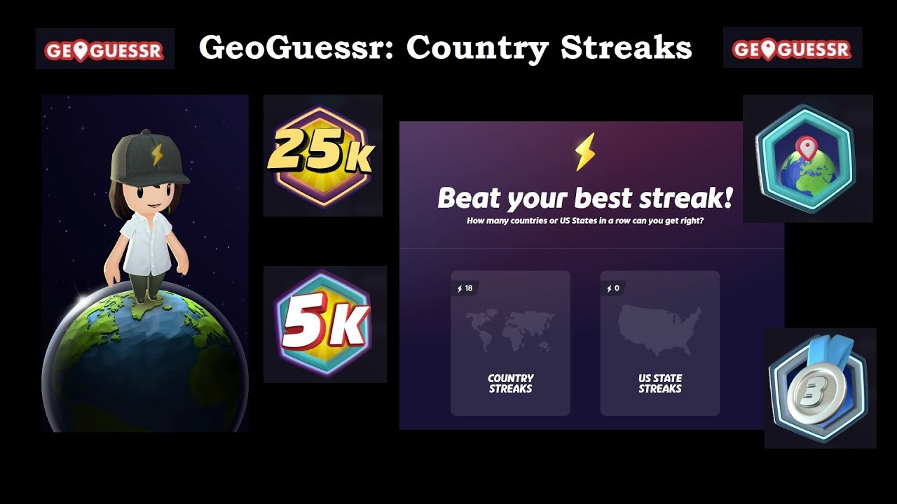 GeoGuessr: Trying out Country Streaks without research