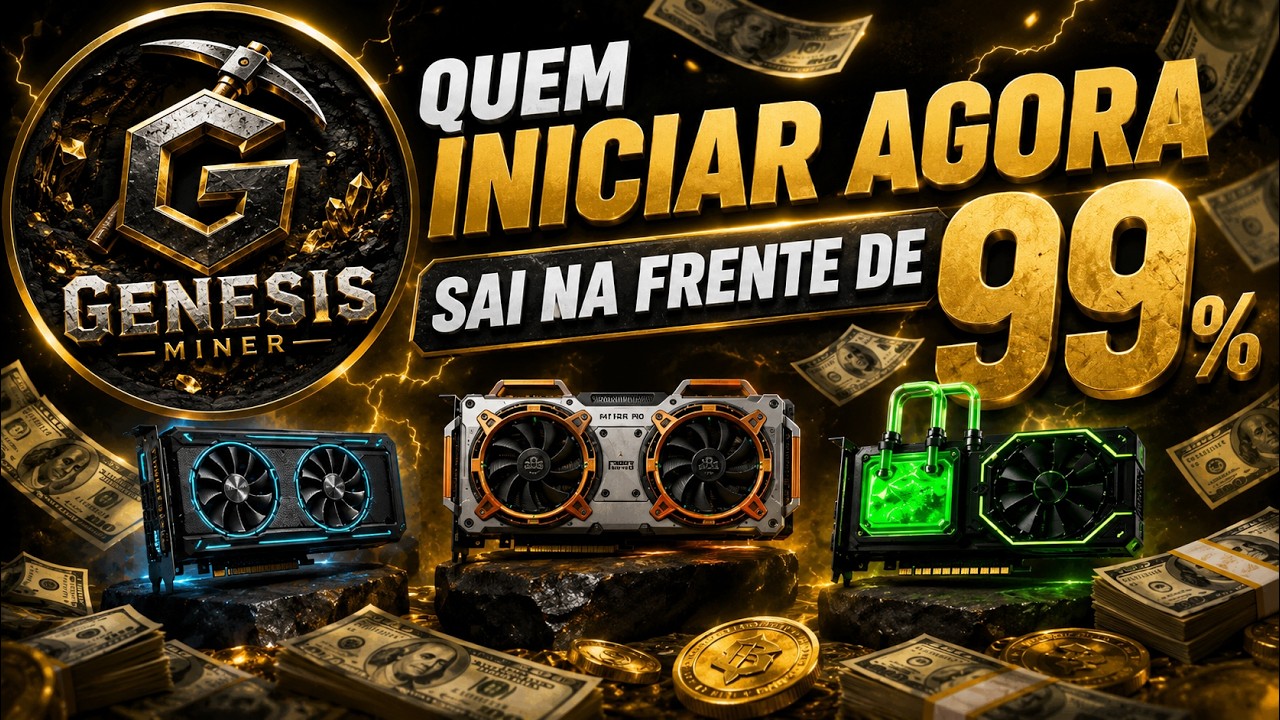 GENESIS MINER: SAIA NA FRENTE DE 99% (fa&ccedil;a isso agora)