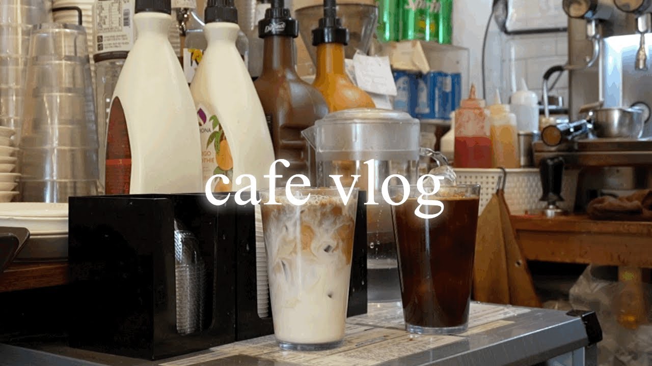 피크타임 쳐내는 카페타이쿤 브이로그 ☕️🍷🍹🍵🥤 cafe vlog