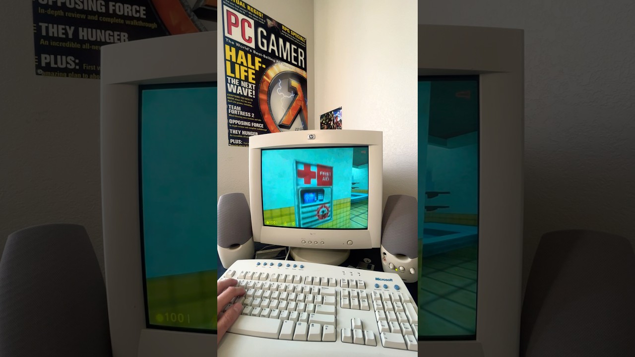 Игровой процесс Half-Life &mdash; за несколько мгновений до катастрофы #ретроигры #halflife #ретроигры ...