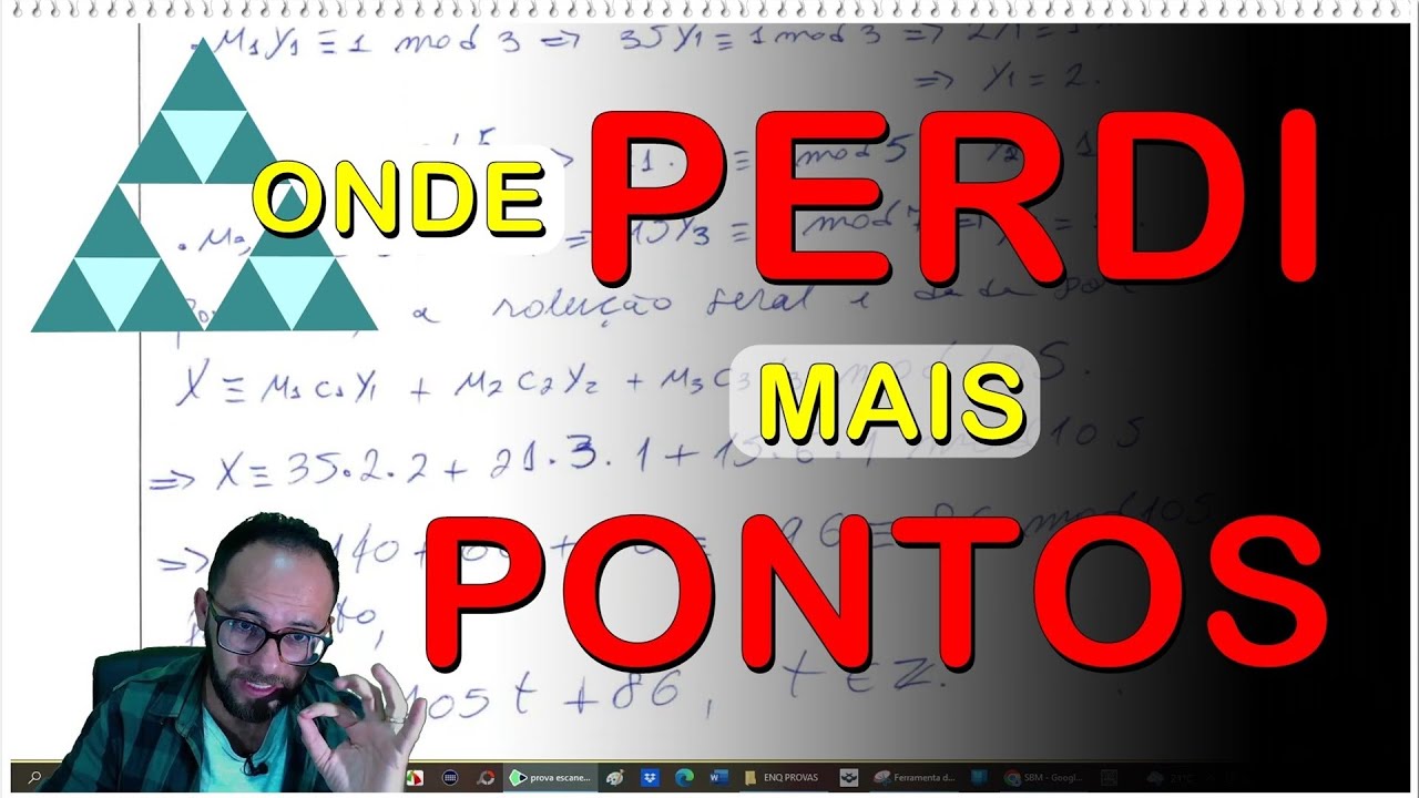 💥 ENQ PROFMAT 👉 COMO ELES CORRIGIRAM MINHA PROVA