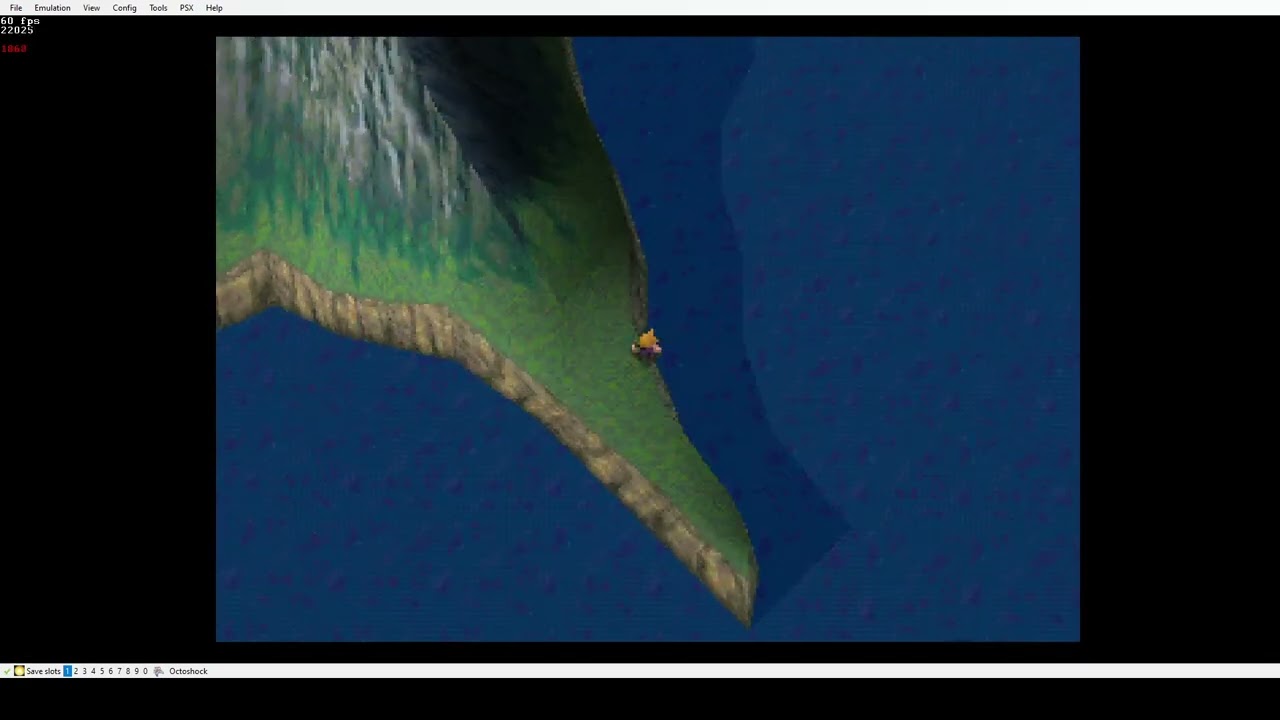 FF7: PSX Disc 1 Skip World Map Manipulation Demonstration (1:35:00)