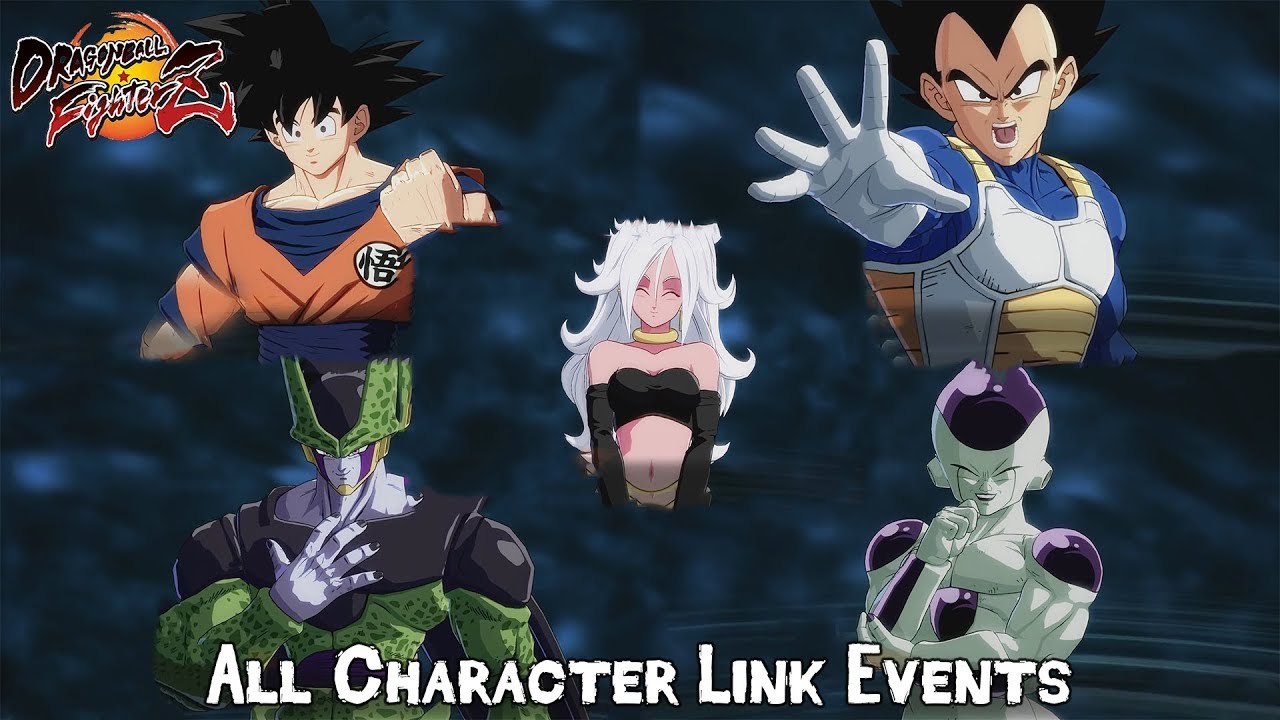 Dragonball FighterZ — все сцены событий Character Link [100% завершение]