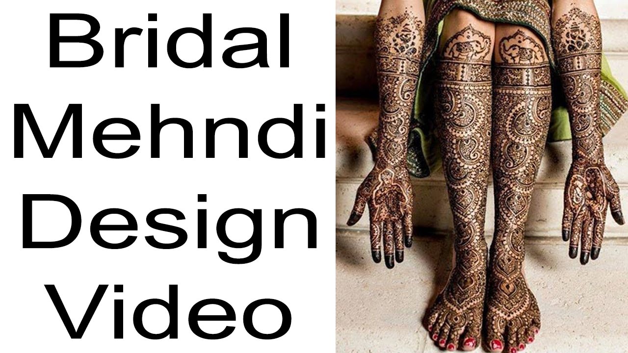 Bridal Mehndi | Latest Mehndi Design 2017 | Full Bridal Mehndi