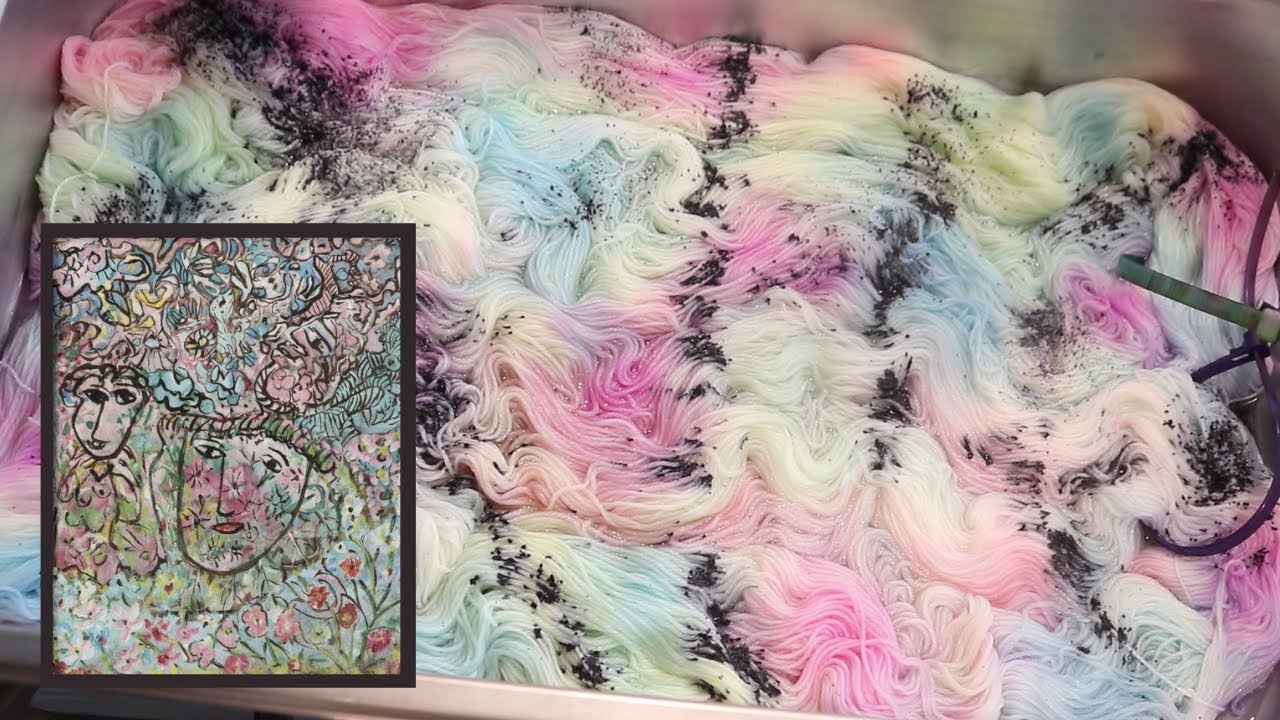 Dyepot Weekly #226 - Dyeing Yarn Inspired by Art