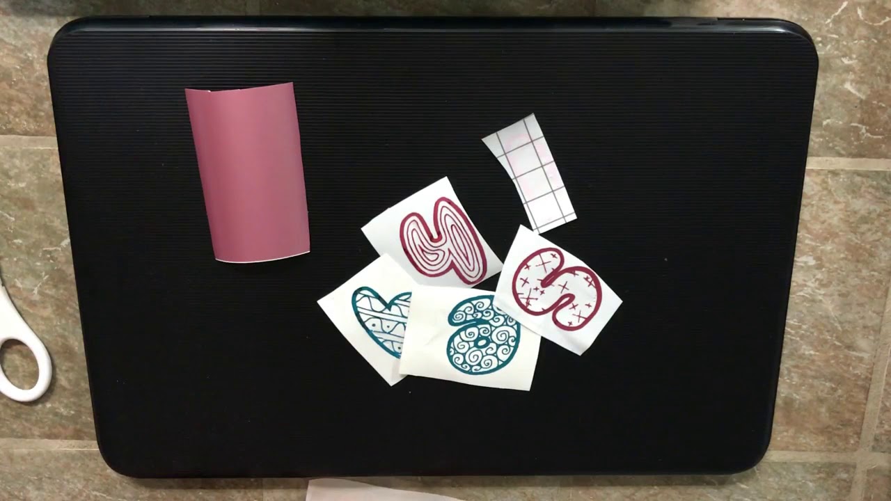 Резка самоклеящейся фольги Cricut с помощью Cricut Maker