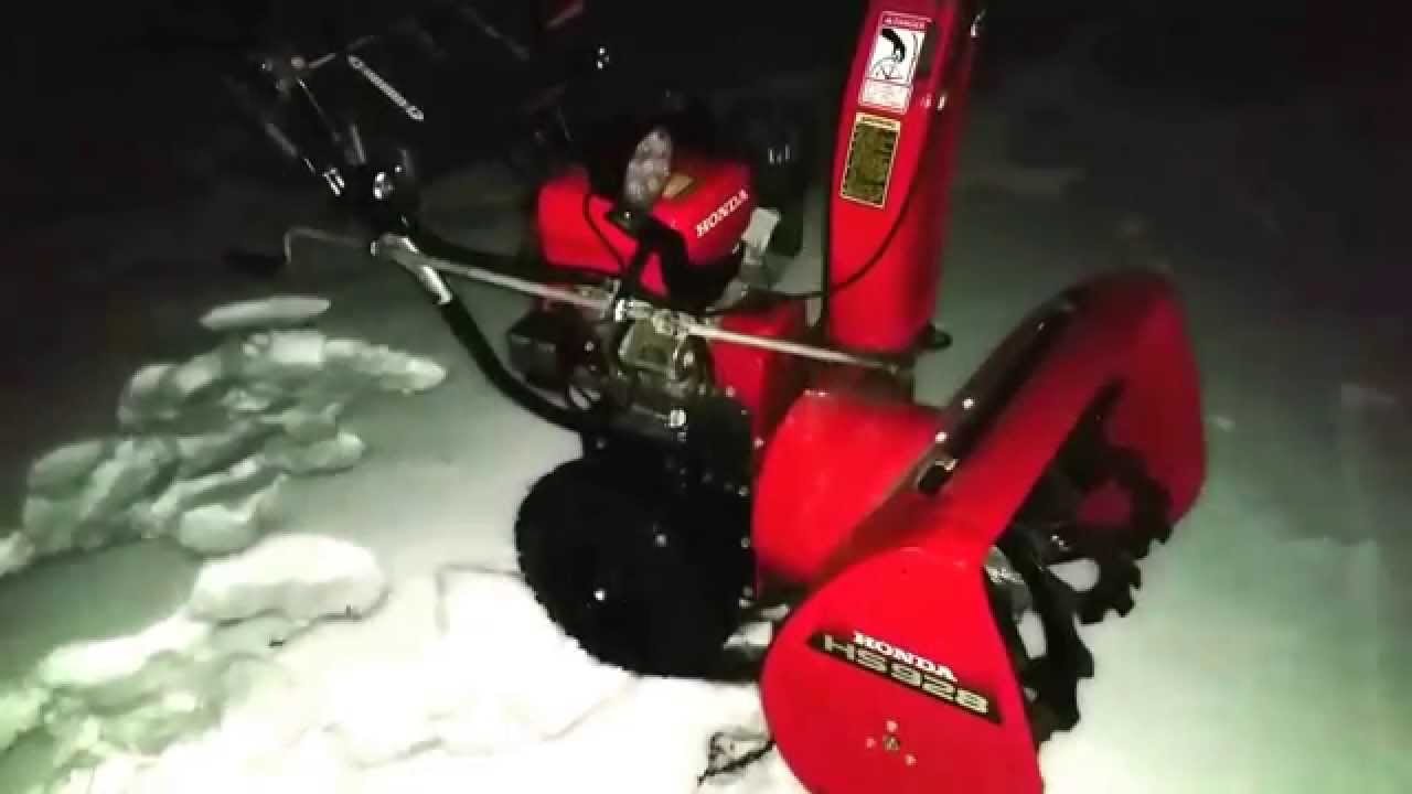Honda snowblower LED upgrade
