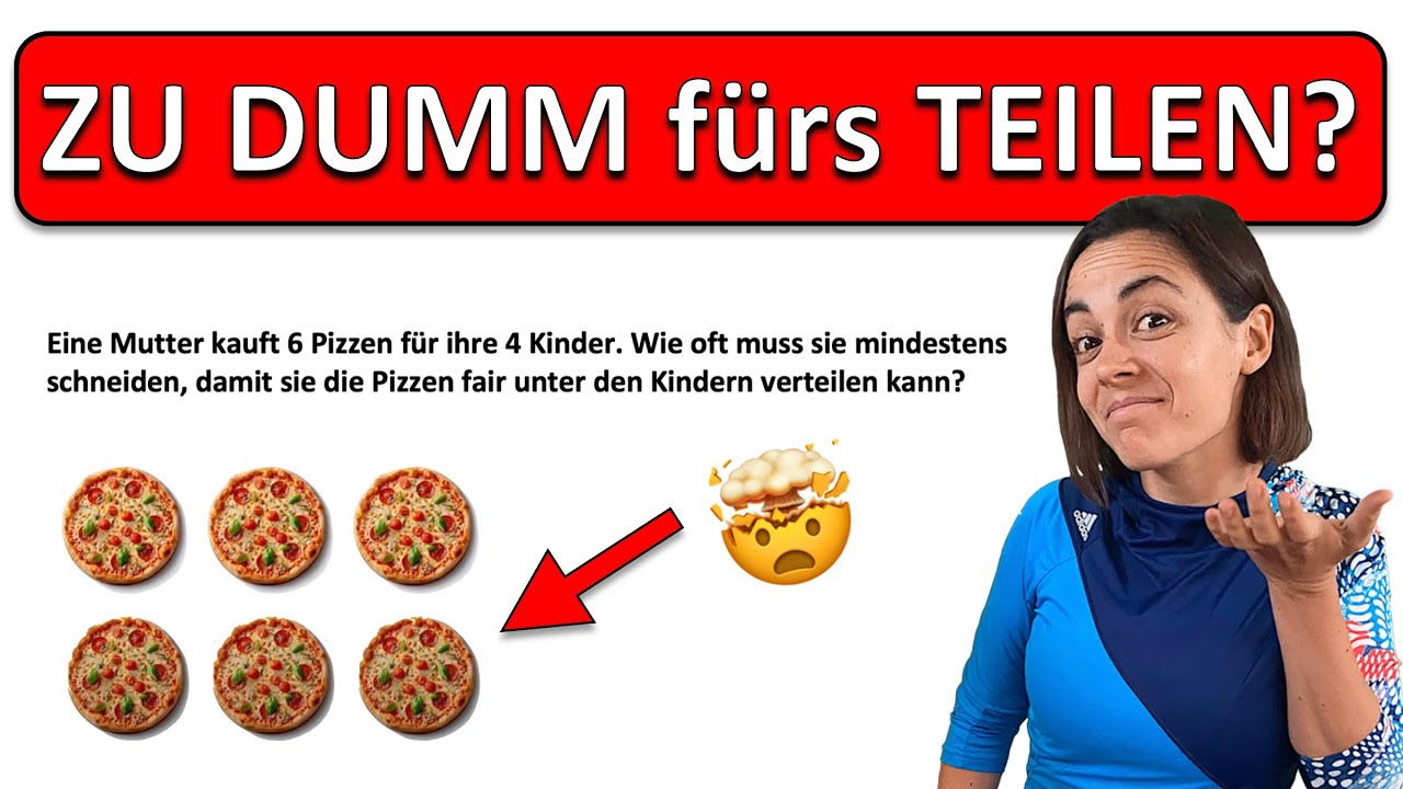 🚀🚀🚀 ALLE antworten FALSCH auf diese FRAGE - auch DU? | Logik Mathe Rätsel Pizza