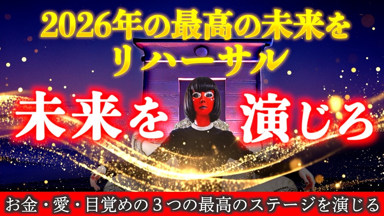 タフティ瞑想【2026年最高の未来】お金・愛・目覚めの3ステージをリハーサル！未来から現実は流れてくる