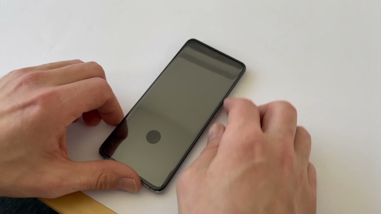 Displayschutzglas mit Fingerabdruck: Galaxy S10, S20 S20+ S20Ultra, S21, Note 10 und 20 auftragen