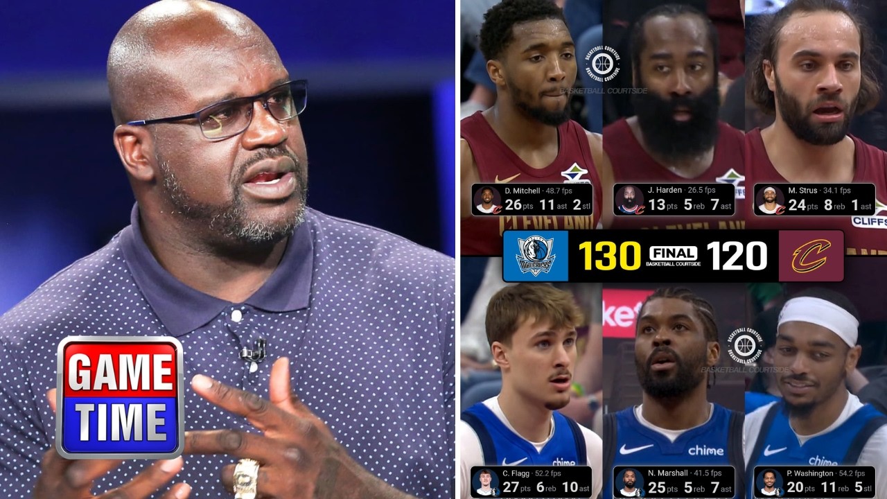 NBA Gametime reacts to Mavericks crush Cavaliers 130-120 behind Cooper Flagg's 27 Pts; Mitchell 26