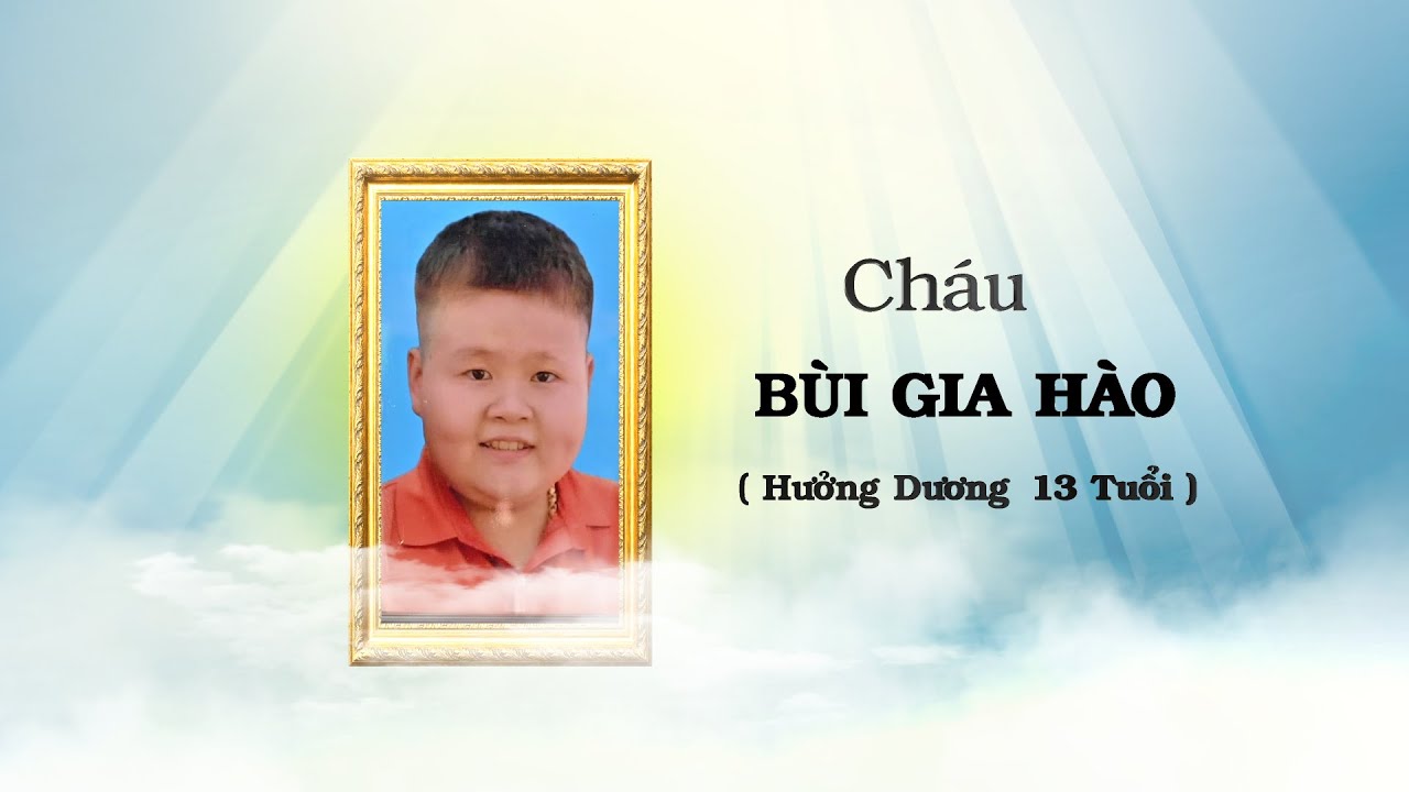 Lễ Tang Ch&aacute;u B&ugrave;i Gia H&agrave;o 13 tuổi (ấp B&agrave; Từ x&atilde; T&acirc;n Ph&uacute; Đ&ocirc;ng - Đồng Th&aacute;p)