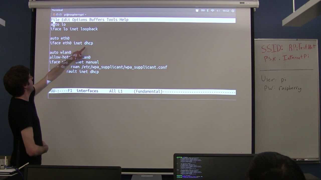 CU - CSFP - 130424 - RPi - Web Server - Part 02: Network Setup