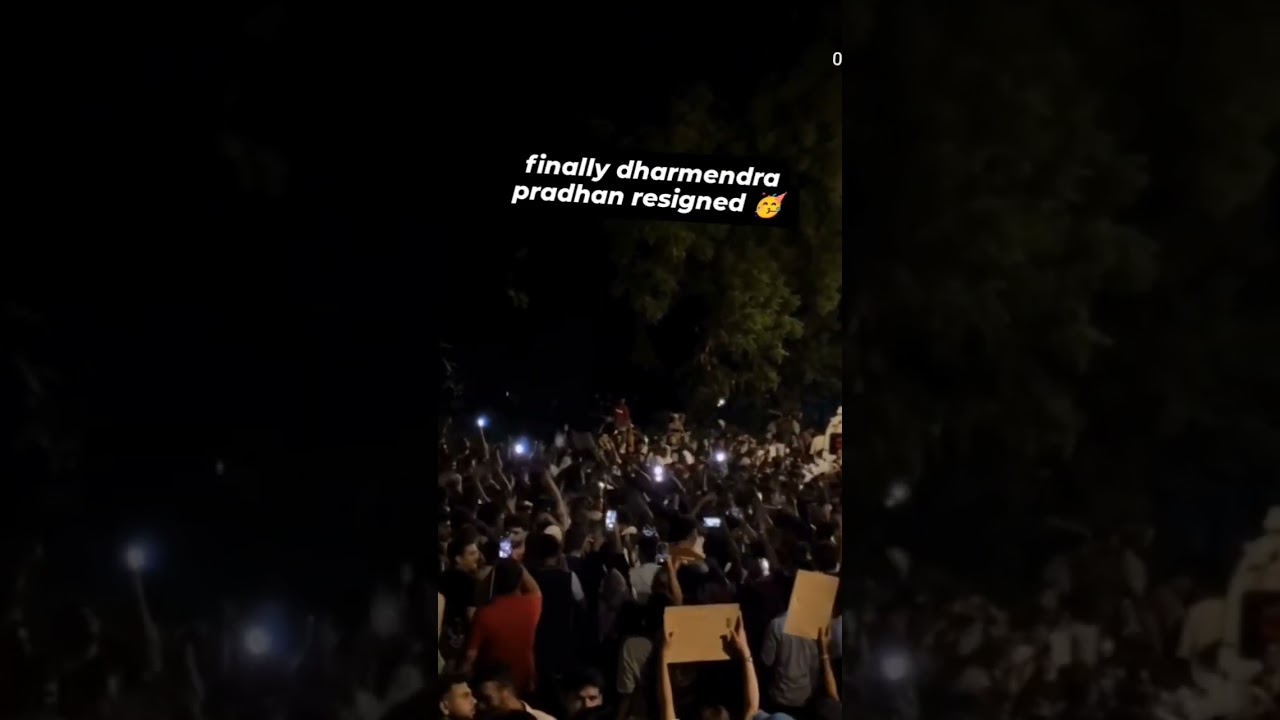 Dharmendra pradhan region 🥱 power of students ☠️ #protest #studentprotest #educationprotest