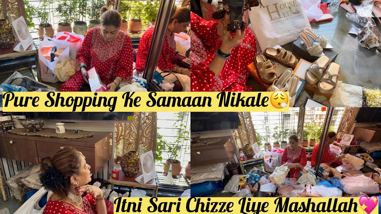 Pure Shopping Ke Samaan Nikalee😮‍💨Bombay Ki Shopping Hai Ye🛍️