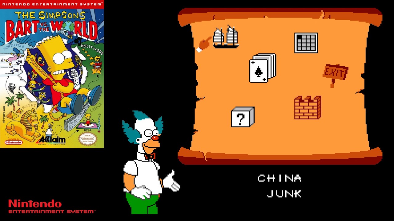 The Simpsons: Bart vs. the World (Deathless, All items, GOOD ENDING) NES
