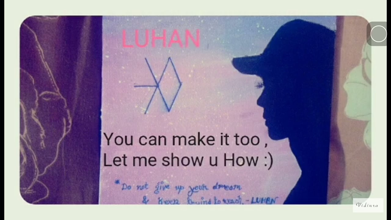 EXO Fanart Tutorial (ex),the Easiest Way!!! - Vidiura Paints