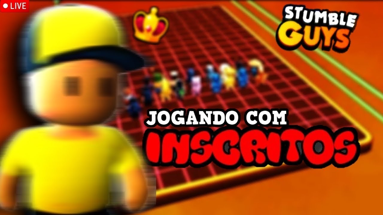 🔴 JOGANDO COM INSCRITOS ⚡️ AO VIVO 🔥 #stumbleguys ⚡️ #5k
