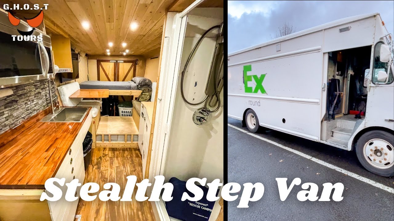Stealth Step Van TOUR — грузовик FedEx, переделанный в крошечный дом