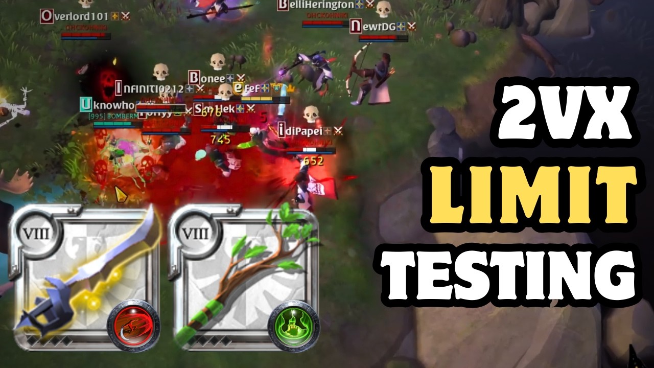 2vX | Clarent Limit Testing | eFeF | Albion Online