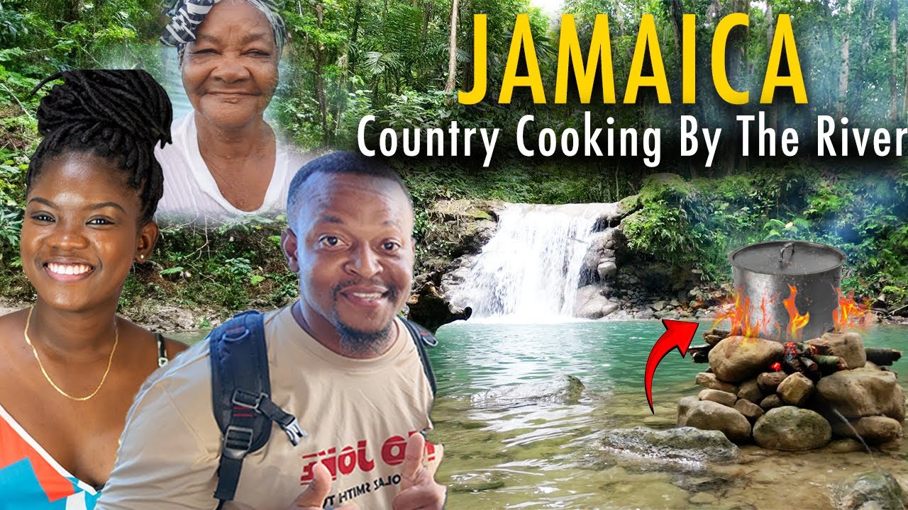 JAMAICA Country Vlog River Adventure Cooking Coconut Dumpling  W/  @Colazsmithtv