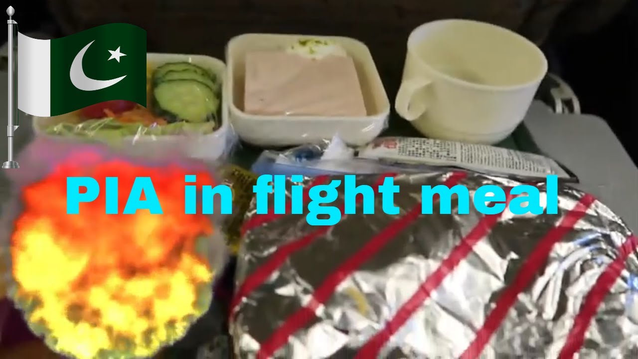 Pakistan International Airline | PIA in flight meal and review 【amingo】