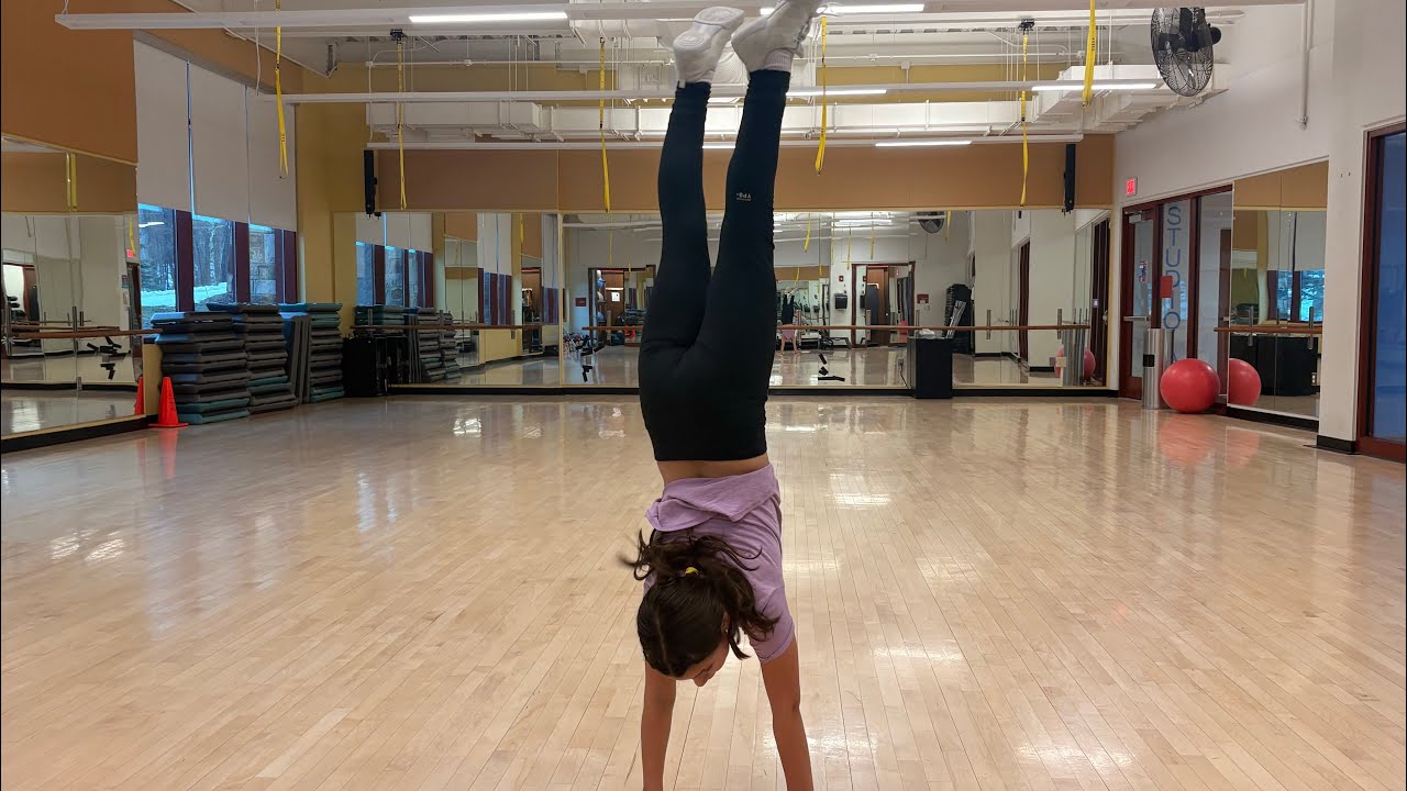 Easy to hard gymnastics skills 🤸 
