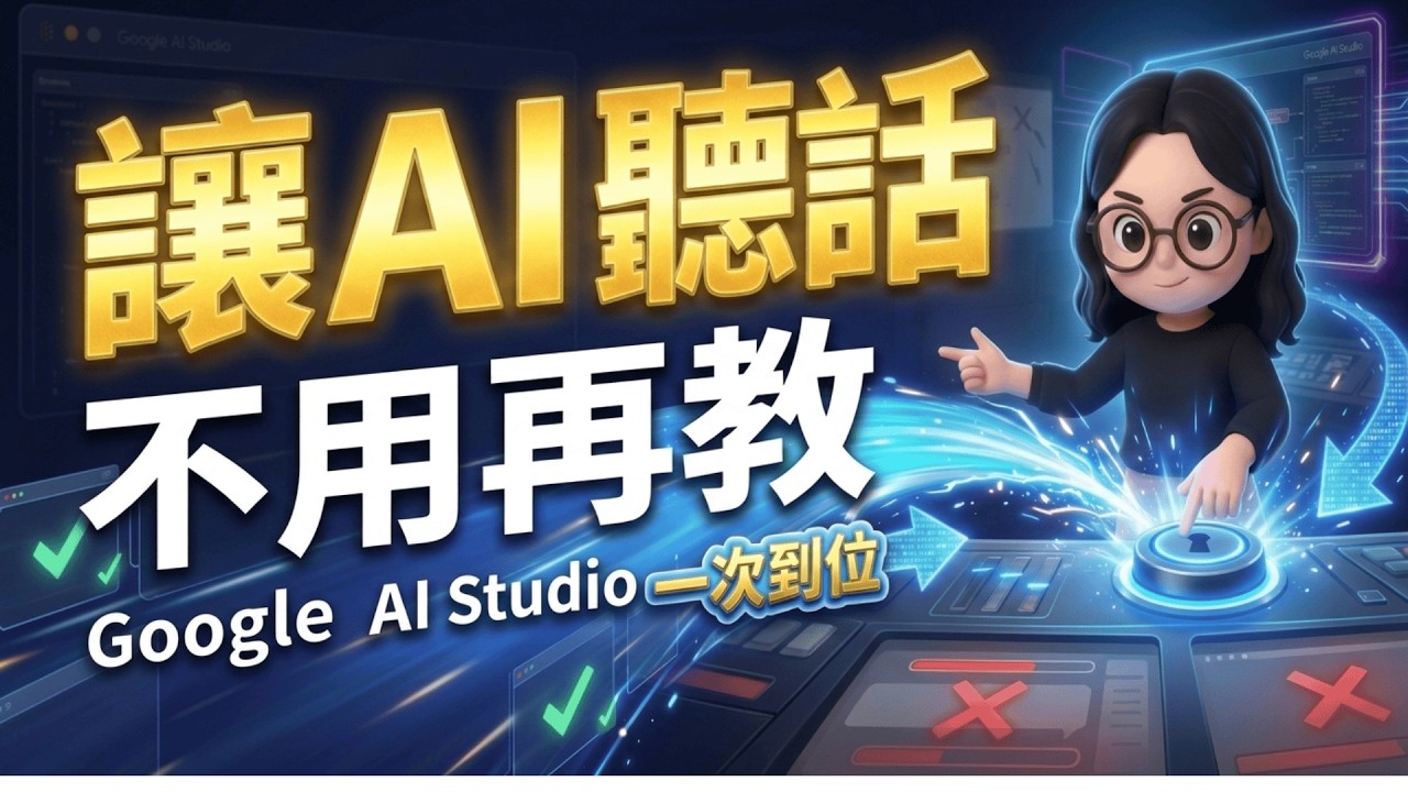 Google 沒說的設定：讓 AI 不再亂回話｜AI Studio EP02