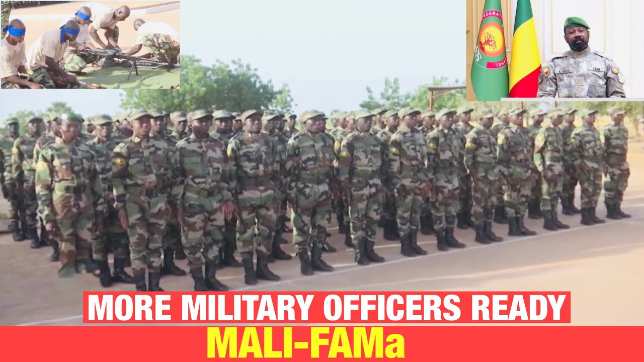 Mali FAMa: Более 800 офицеров вооруженных сил отметили успешное завершение обучения.