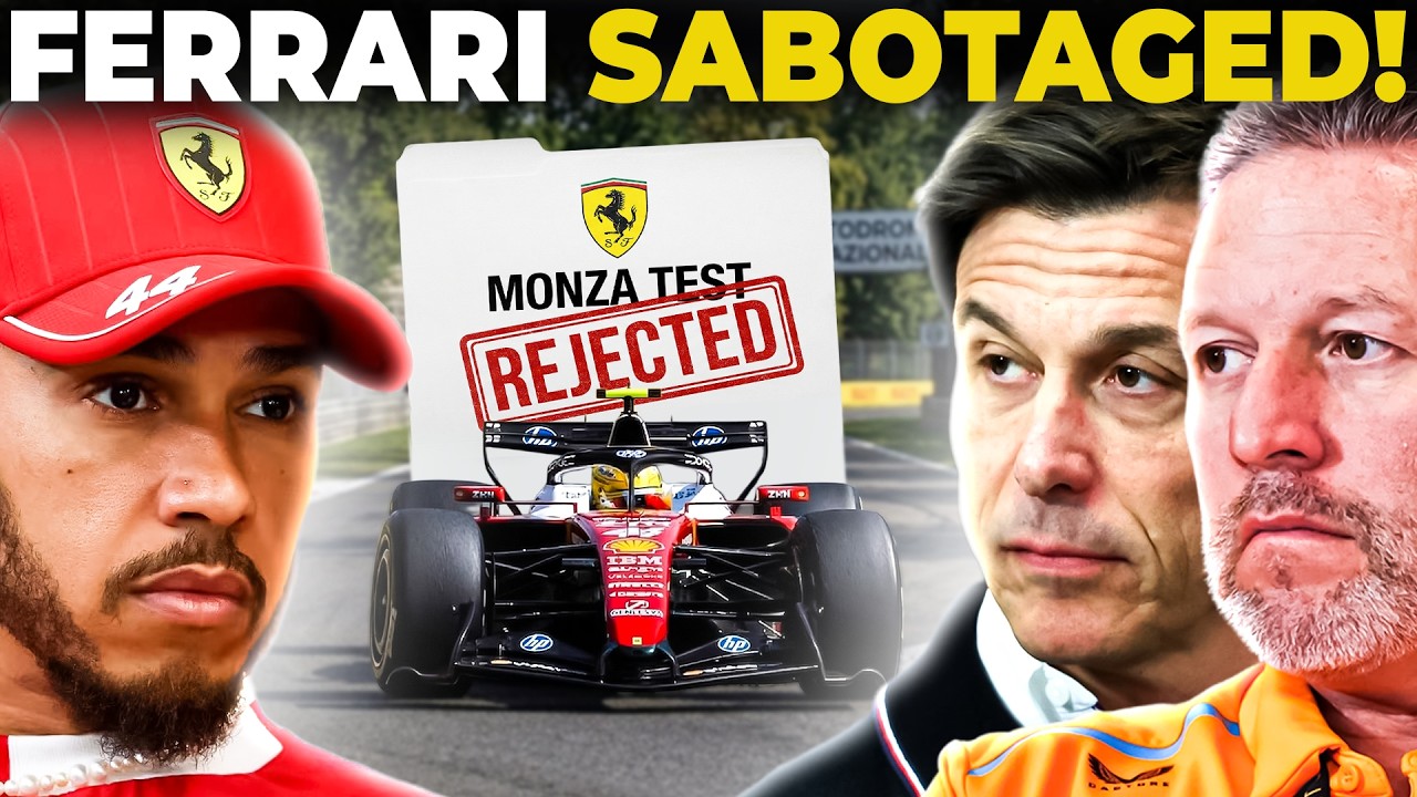 После того, как 5 команд заблокировали секретные тесты Ferrari в Монце, разворачивается грандиозн...