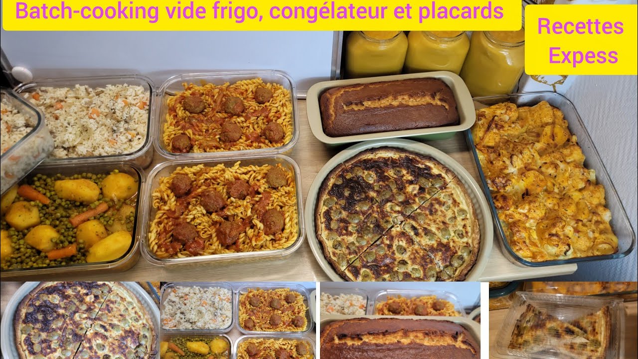 Batch-cooking petit budget 