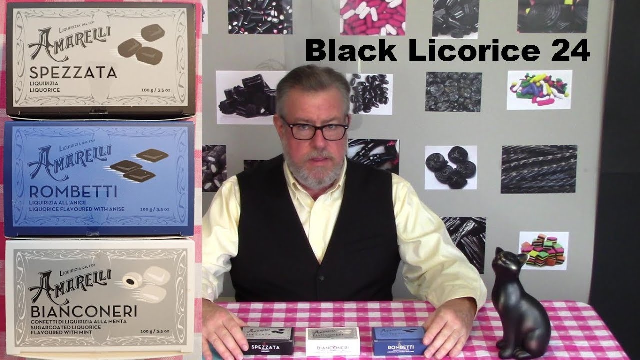 Black Licorice 24 - Three Italian Licorice Candies