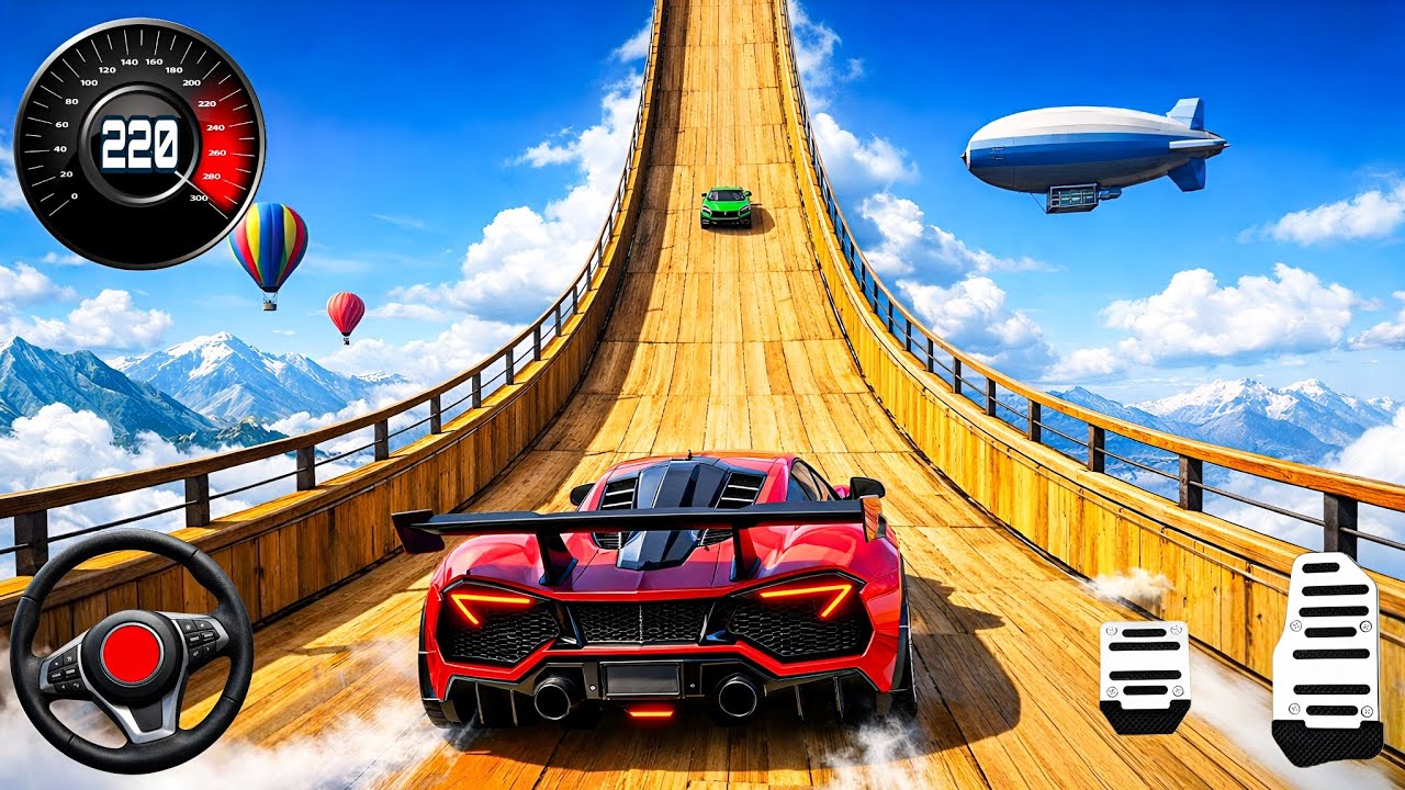New Car Stunt Game Simulator 2026; Car Impossible Megarump- Android GamePlay 🎮
