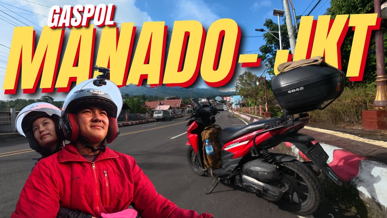 MISI PULANG: Manado - Jakarta 3000 KM Naik Vario Berdua! Ep.1