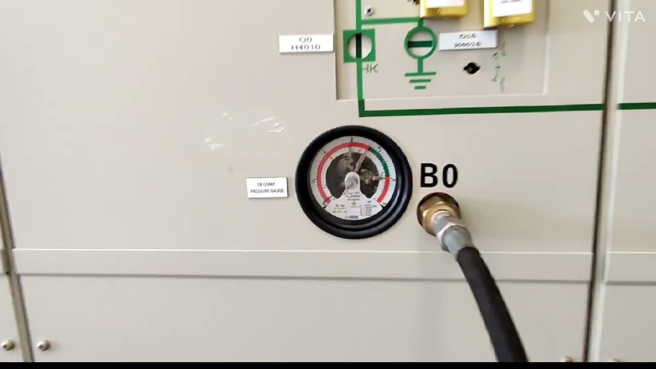SF6 Gas filling in 33kV GIS