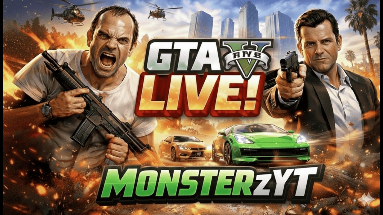 GTA V Relaxing Live Stream 🔴 | Free Roam & Vibes | MONSTERzYT