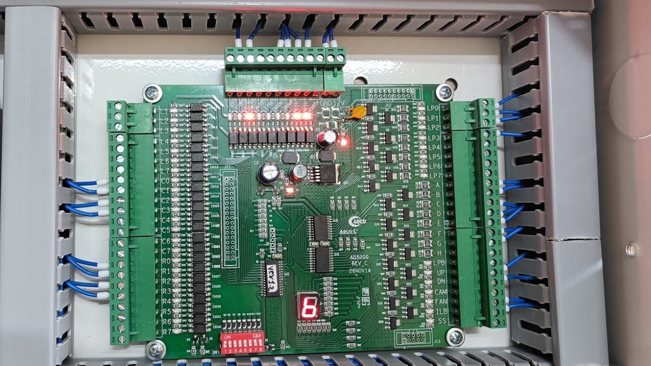 Adco Elevator master control card wiring | Adco 007 lift master control card wiring|