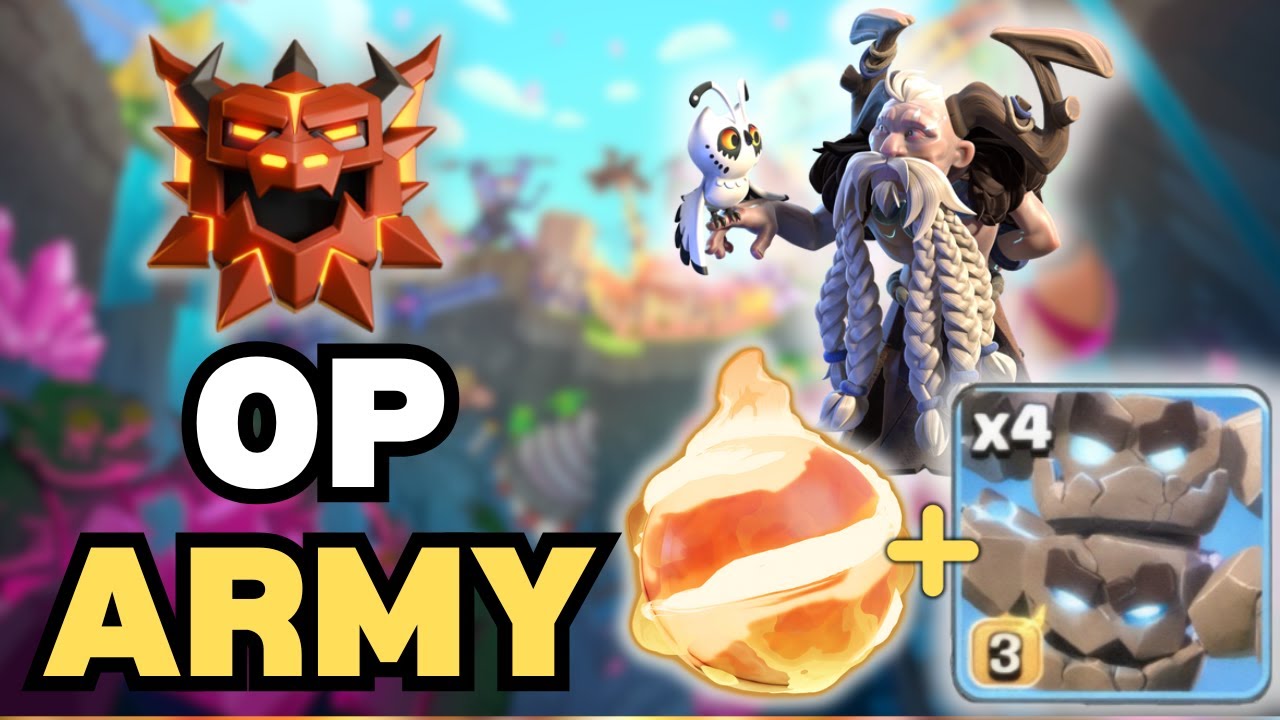 Fireball Noob Tries the BEST FB Meteor Golem Army in Legends in Clash Of Clans