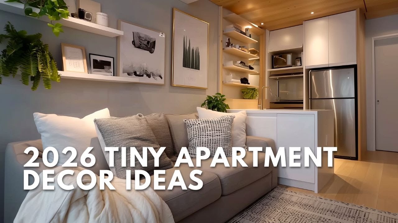 2026 Tiny Apartment Decor Ideas to Maximize Every Inch and Elevate Small Home Living