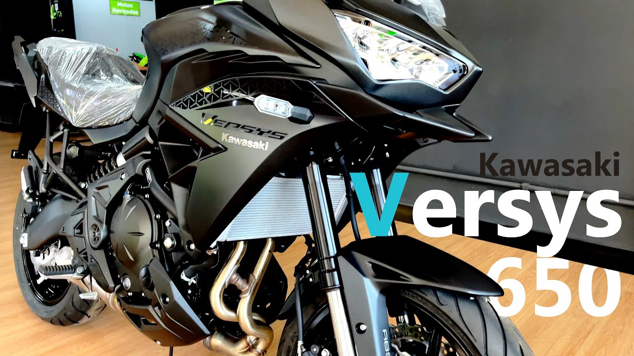 Um pouco da Nova Kawasaki Versys 650 ABS 2023!