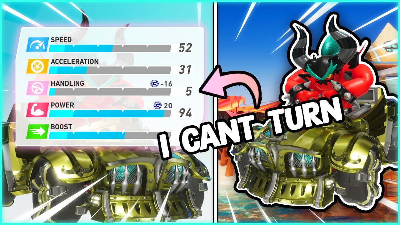 How Bad Is A NO TURNING Build In Sonic Racing Crossworlds?